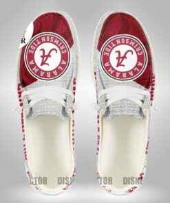 Alabama Crimson Tide Hey Dude Shoes With Custom Name V11