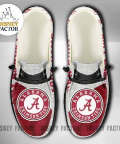 Alabama Crimson Tide Hey Dude Shoes With Custom Name V11