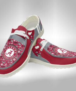 Alabama Crimson Tide Hey Dude Shoes With Custom Name V6