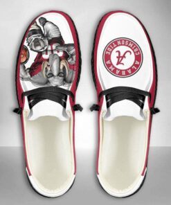 Alabama Crimson Tide Mascot Graphic Custom Name Hey Dude Shoes