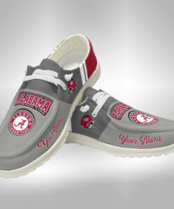 Alabama Crimson Tide Personalized Hey Dude Shoes