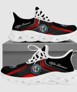 Alfa Romeo Fashion Logo Design Printed Max Soul Shoes