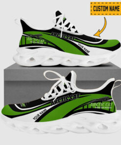 Arctic Cat Wave Line Logo Design Clunky Sneakers | Custom Name