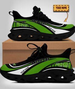 Arctic Cat Wave Line Logo Design Clunky Sneakers | Custom Name