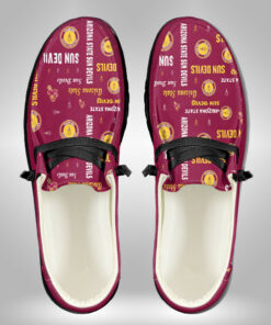 Arizona State Sun Devils Hey Dude Shoes With Custom Name