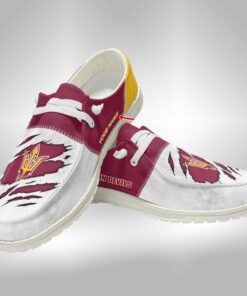 Arizona State Sun Devils Hey Dude Shoes With Custom Name V3