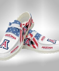 Arizona Wildcats Custom Name Hey Dude Shoes – Personalized Sneakers