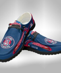 Arizona Wildcats Custom Name Hey Dude Shoes – Personalized Sneakers V2