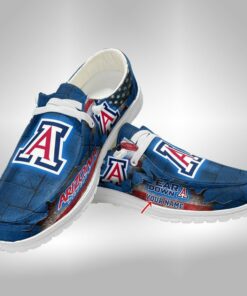 Arizona Wildcats Custom Name Hey Dude Shoes – Personalized Sneakers V3