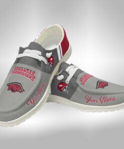 Arkansas Razorbacks Hey Dude Shoes – Personalized Sneakers V3