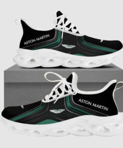 Aston Martin Fashion Logo Design Printed Max Soul Shoes