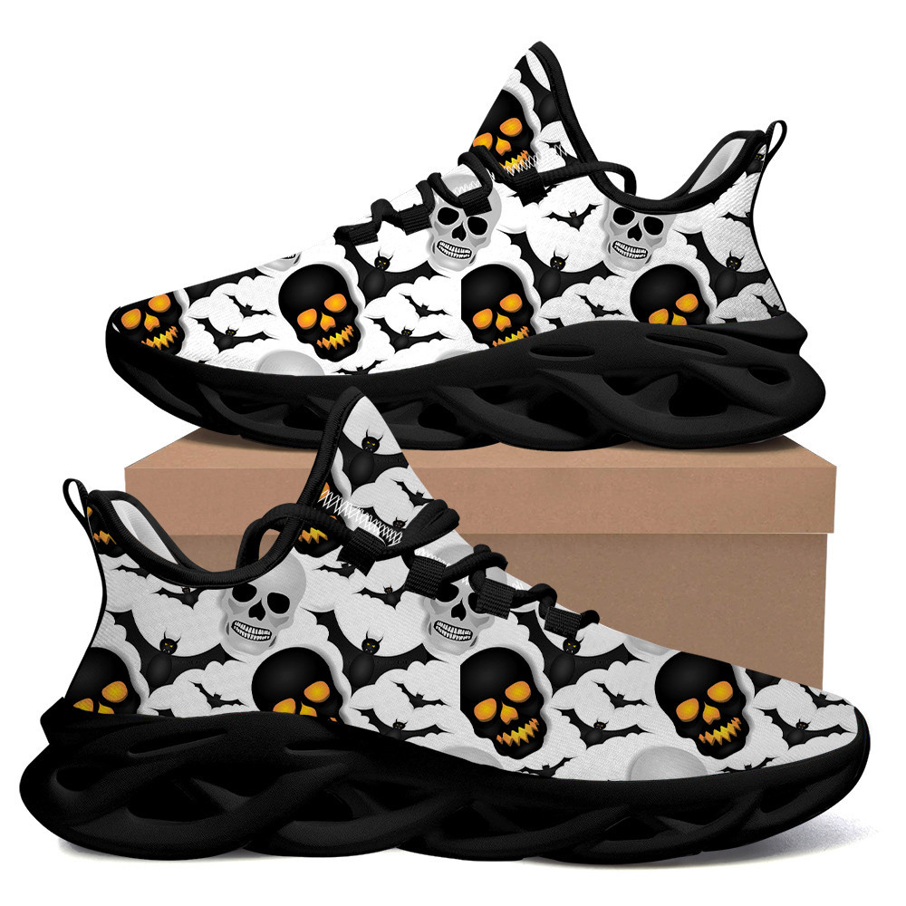 Black And Yellow American Flag Pattern Max Soul Shoes