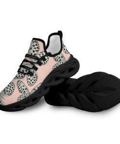 Black And White Butterfly On Pink Max Soul Shoes | Women’s Size 8