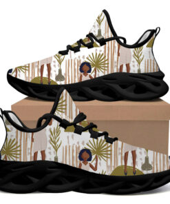 Black Beauty African Woman Live Positive Life Max Soul Shoes