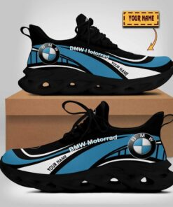 Bmw Motorrad Wave Line Logo Design Clunky Sneakers | Custom Name