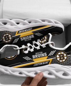 Boston Bruins Max Soul Shoes | Personalized Name Sport Sneakers