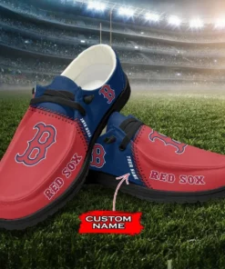 Boston Red Sox Hey Dude Shoes – Men’s Casual Slip-On Shoes