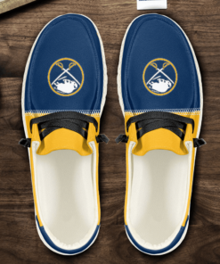 Buffalo Sabres Custom Name Hey Dude Shoes