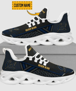 California Golden Bears Black Max Soul Shoes | Personalized Name