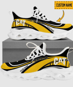 Caterpillar Inc Wave Line Logo Design Clunky Sneakers | Custom Name