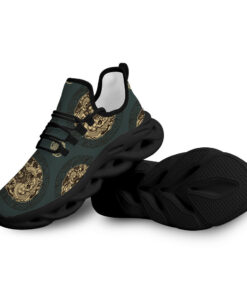 Chinese Style Black Dragon Circle Background Max Soul Shoes