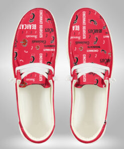 Cincinnati Bearcats Hey Dude Shoes With Custom Name