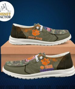 Clemson Tigers Camo Hey Dude Shoes – Personalized Camo Hey Dudes