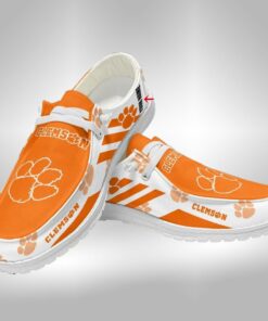 Clemson Tigers Custom Name Hey Dude Shoes Sneakers