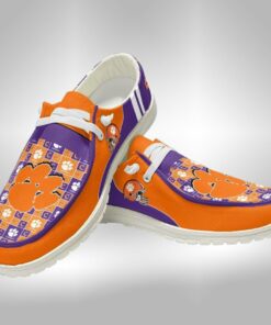 Clemson Tigers Custom Name Hey Dude Shoes Sneakers V3