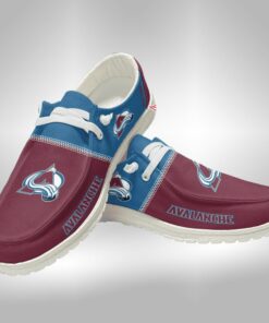 Colorado Avalanche Custom Name Hey Dude Shoes V2