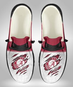 Custom Alabama Crimson Tide Hey Dude Shoes With Personalized Name V2