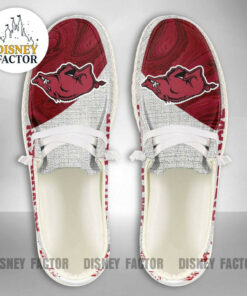 Custom Arkansas Razorbacks Name Hey Dude Shoes Sneakers V10