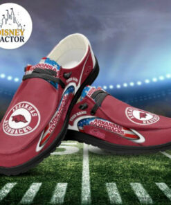 Custom Arkansas Razorbacks Name Hey Dude Shoes Sneakers V2