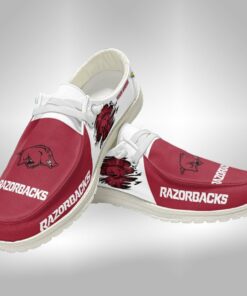 Custom Arkansas Razorbacks Name Hey Dude Shoes Sneakers V4