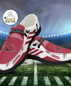 Custom Arkansas Razorbacks Name Hey Dude Shoes Sneakers V5