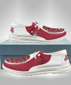 Custom Arkansas Razorbacks Name Hey Dude Shoes Sneakers V7