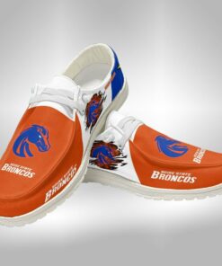 Custom Boise State Broncos Name Hey Dude Shoes Sneakers V3