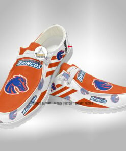 Custom Boise State Broncos Name Hey Dude Shoes Sneakers V7