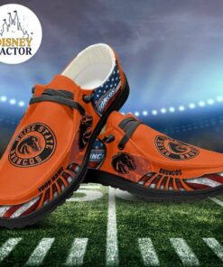 Custom Boise State Broncos Name Hey Dude Shoes Sneakers V8