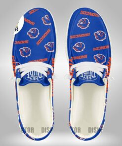 Custom Boise State Broncos Name Hey Dude Shoes Sneakers V9