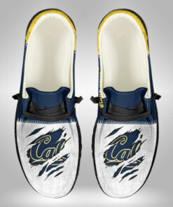 Custom California Golden Bears Hey Dude Shoes With Personalized Name