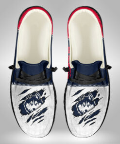 Custom Connecticut Huskies Name Hey Dude Shoes