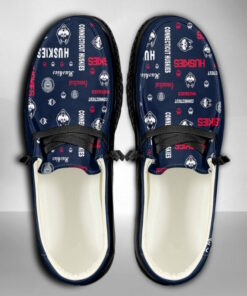 Custom Connecticut Huskies Name Hey Dude Shoes Sneakers