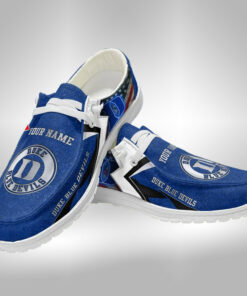 Custom Duke Blue Devils Name Hey Dude Shoes Sneakers V6