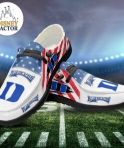 Custom Duke Blue Devils Name Hey Dude Shoes Sneakers V7