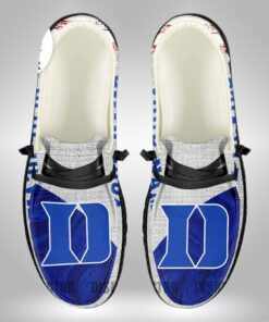 Custom Duke Blue Devils Name Hey Dude Shoes Sneakers V8