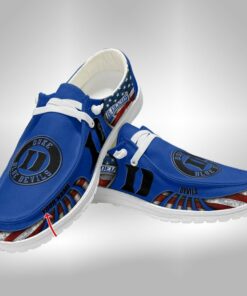 Custom Duke Blue Devils Name Hey Dude Shoes Sneakers V9