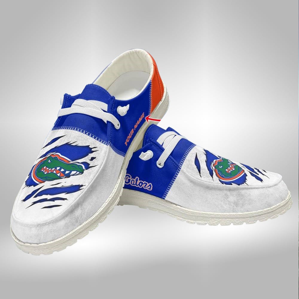 Lsu Tigers Custom Name Hey Dude Shoes Sneakers