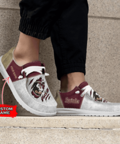 Custom Florida State Seminoles Hey Dude Shoes With Personalized Name