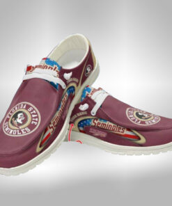 Custom Florida State Seminoles Name Hey Dude Shoes Sneakers V4